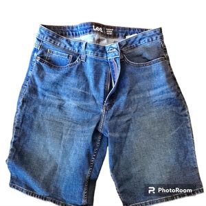 Lee Bermuda Regular Fit Mid- Size Denim 16W